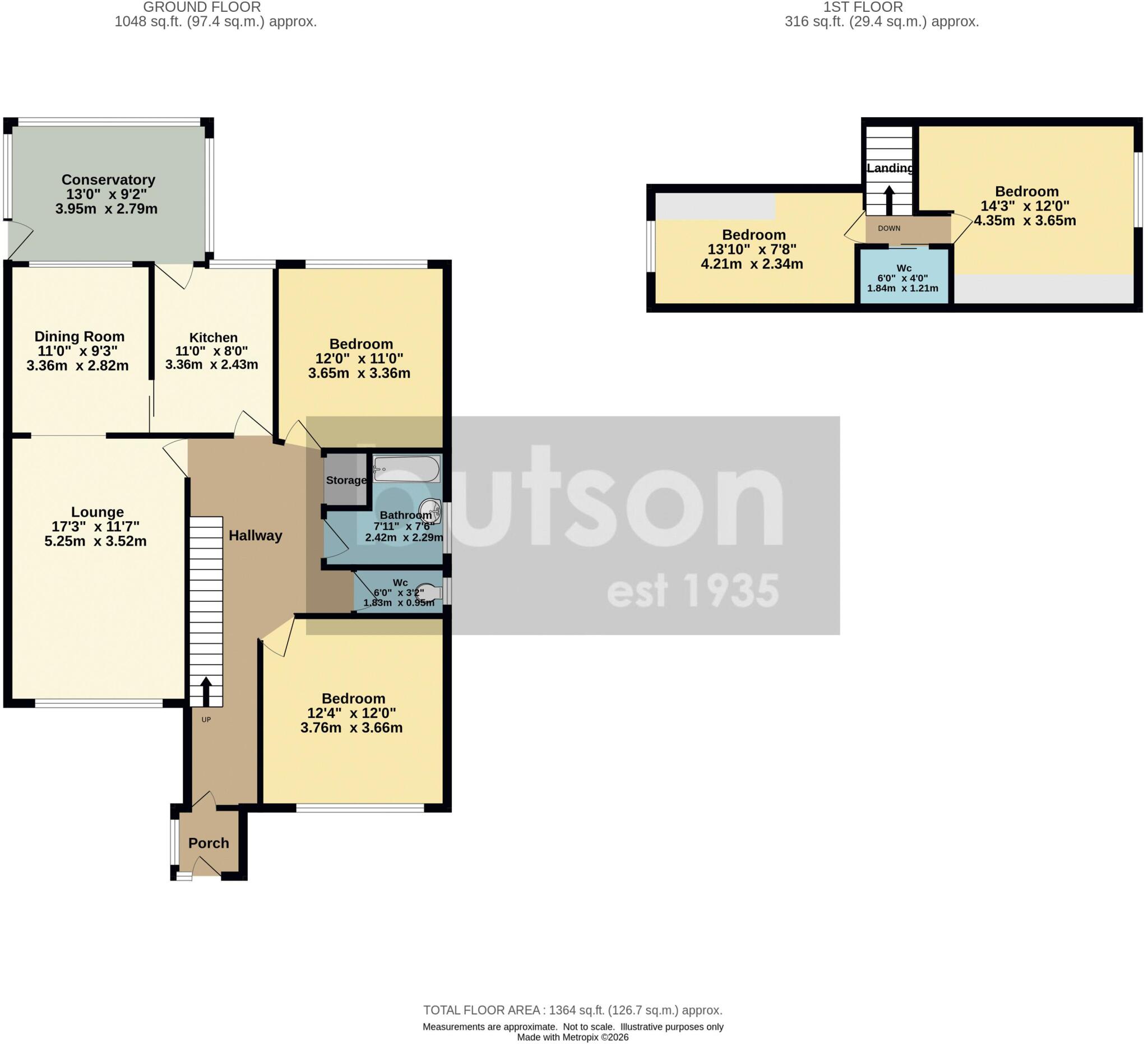  Carr Head Lane, Poulton-Le-Fylde, FY6 8JB floorplan