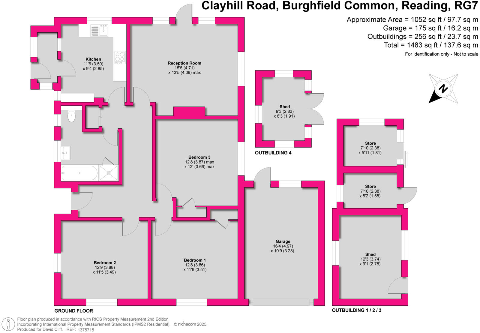 Clayhill Road, Burghfield Common, Reading, Berkshire, RG7 floorplan