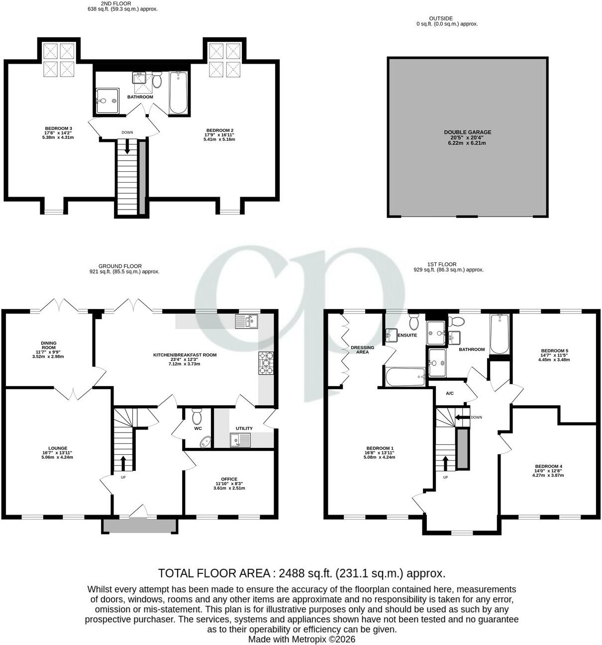 Kingston Mews, Lidlington, Bedfordshire, MK43 floorplan