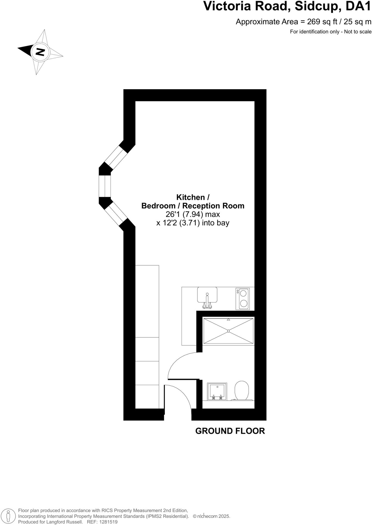 Victoria Road Sidcup DA15 floorplan