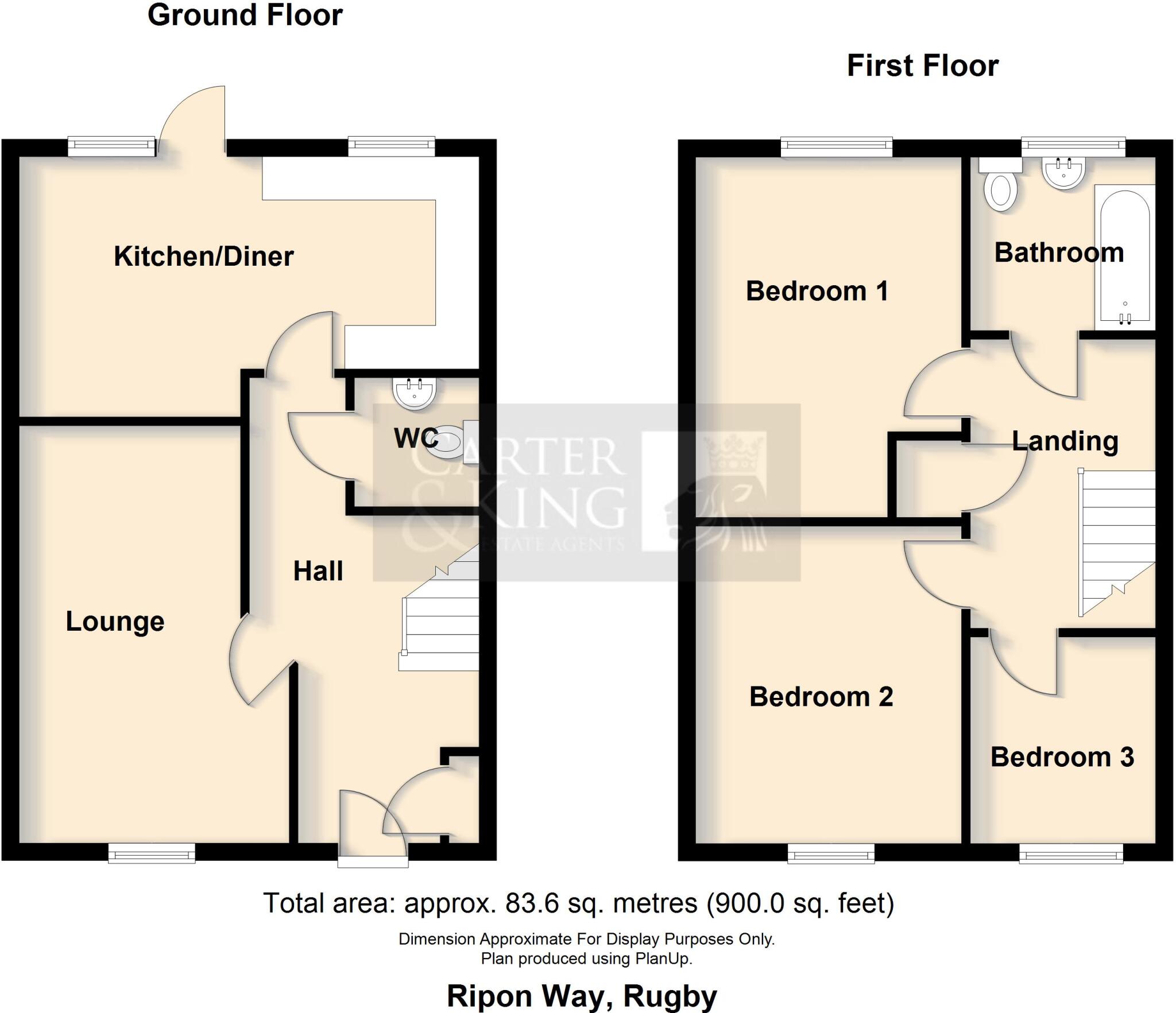 Ripon Way, Houlton, Rugby floorplan