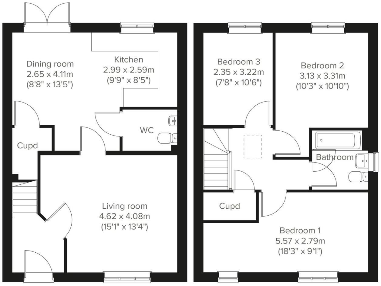 Abbots View, Abbotsham Park, Bideford floorplan