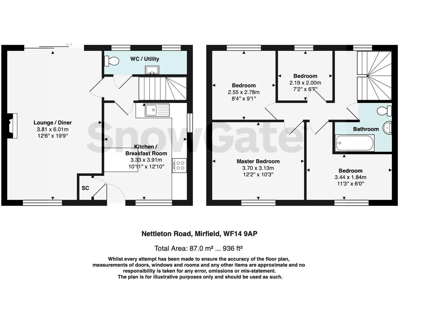 Nettleton Road, Mirfield floorplan