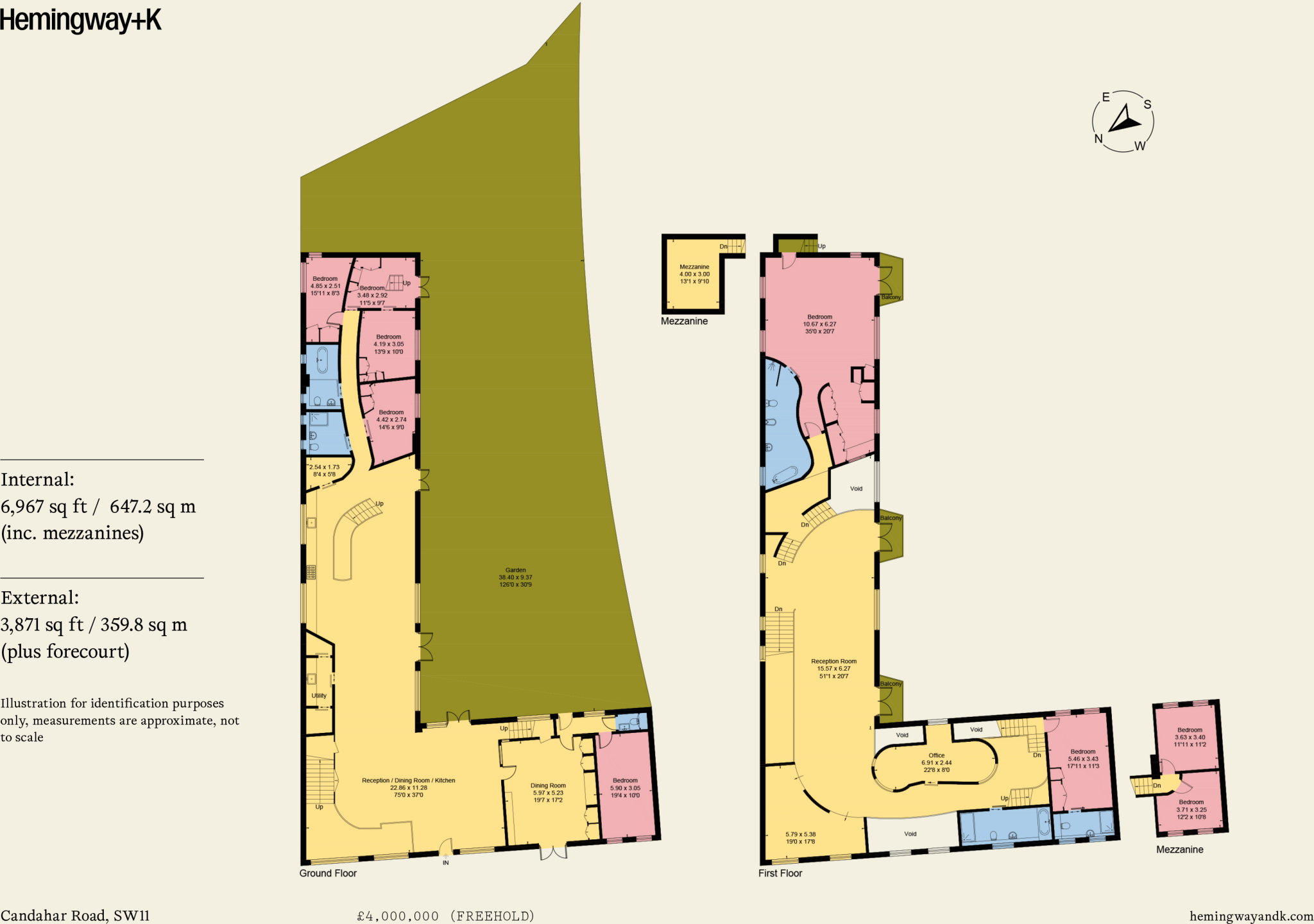 Candahar Road, Battersea, London floorplan