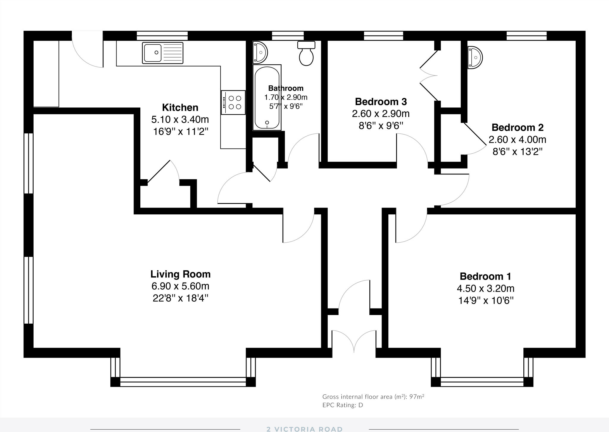 2  Victoria Road, Lundin Links, Leven, KY8 6AX floorplan