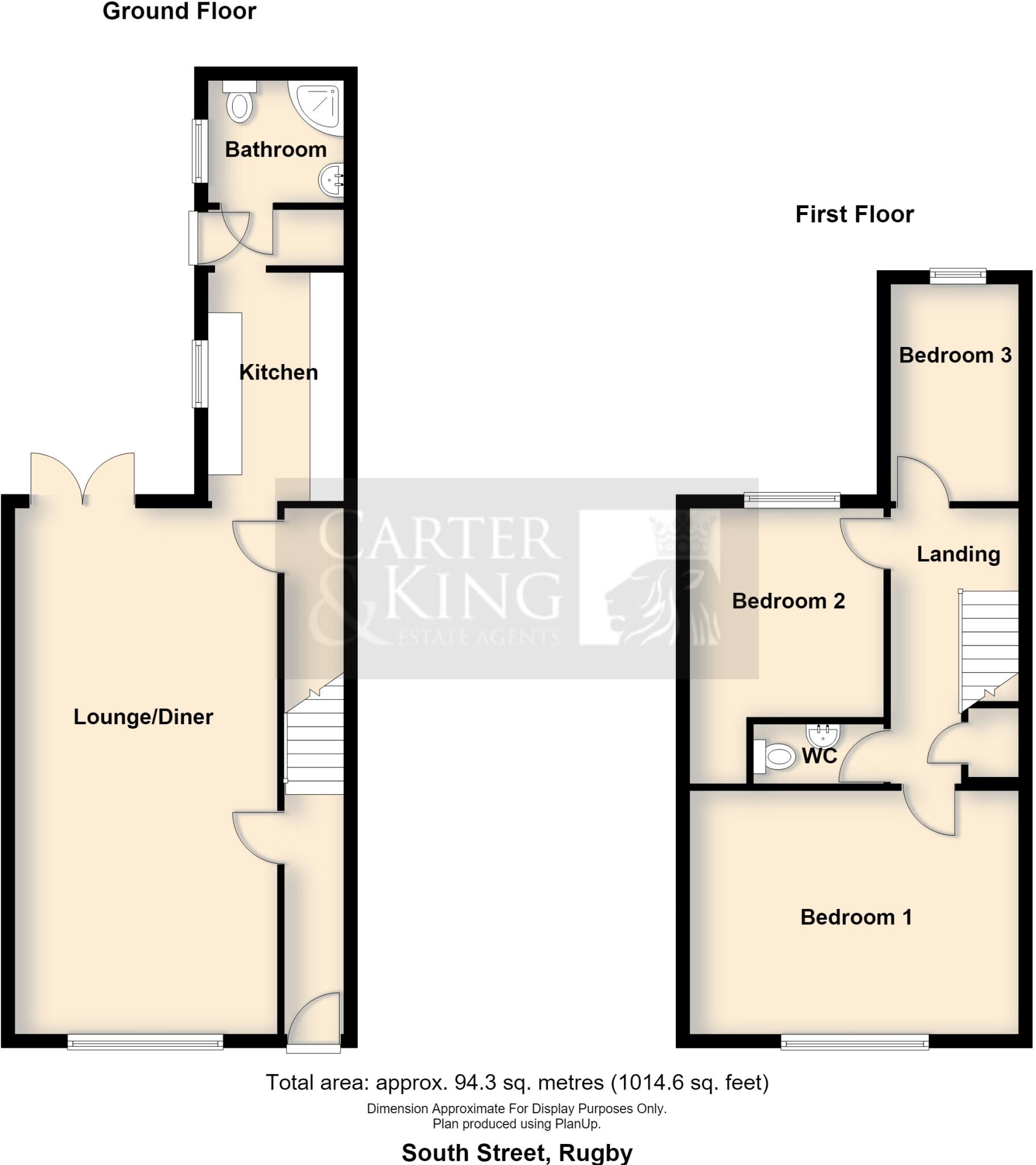 South Street, Rugby floorplan