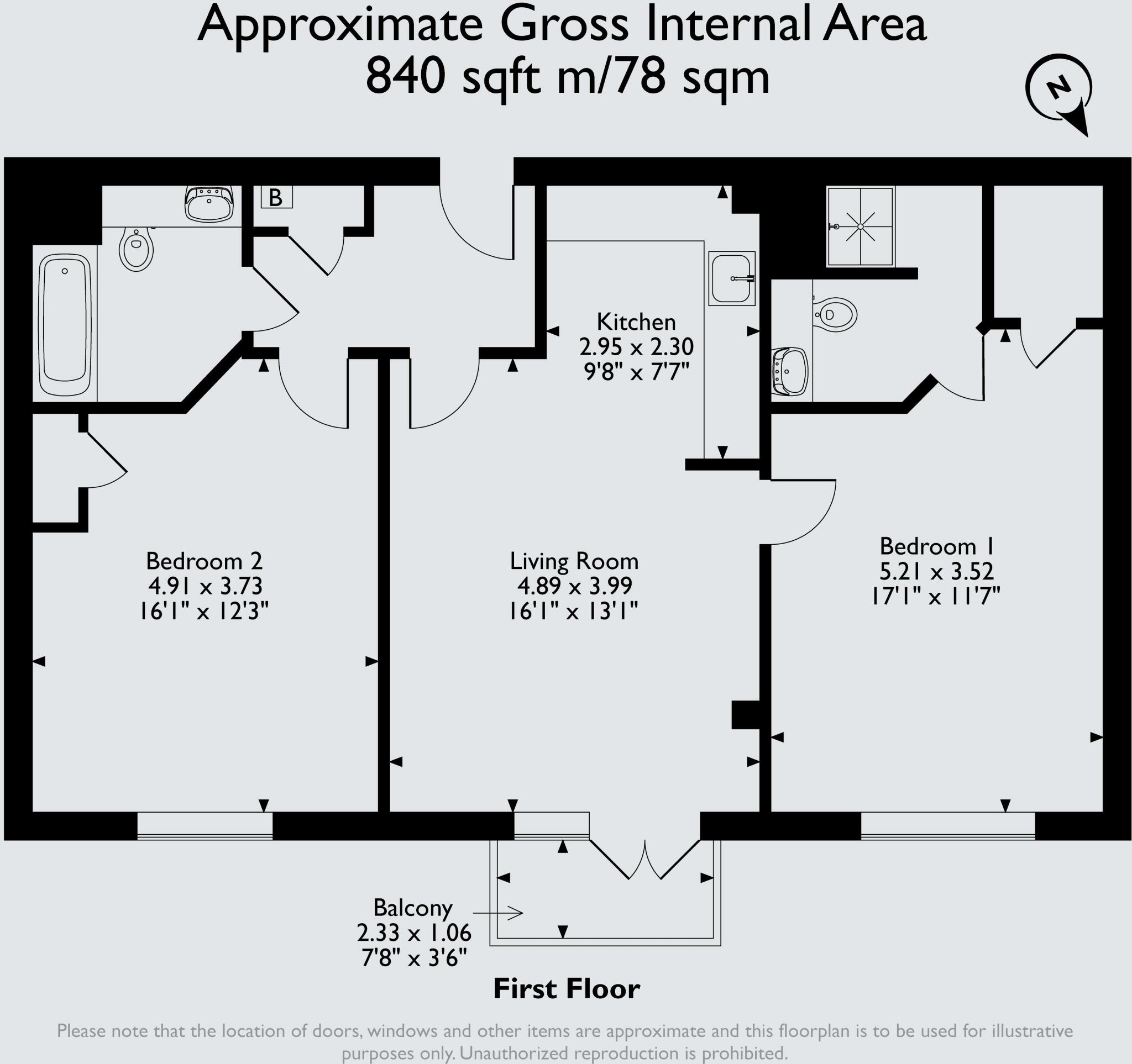 48, Davenport Close floorplan