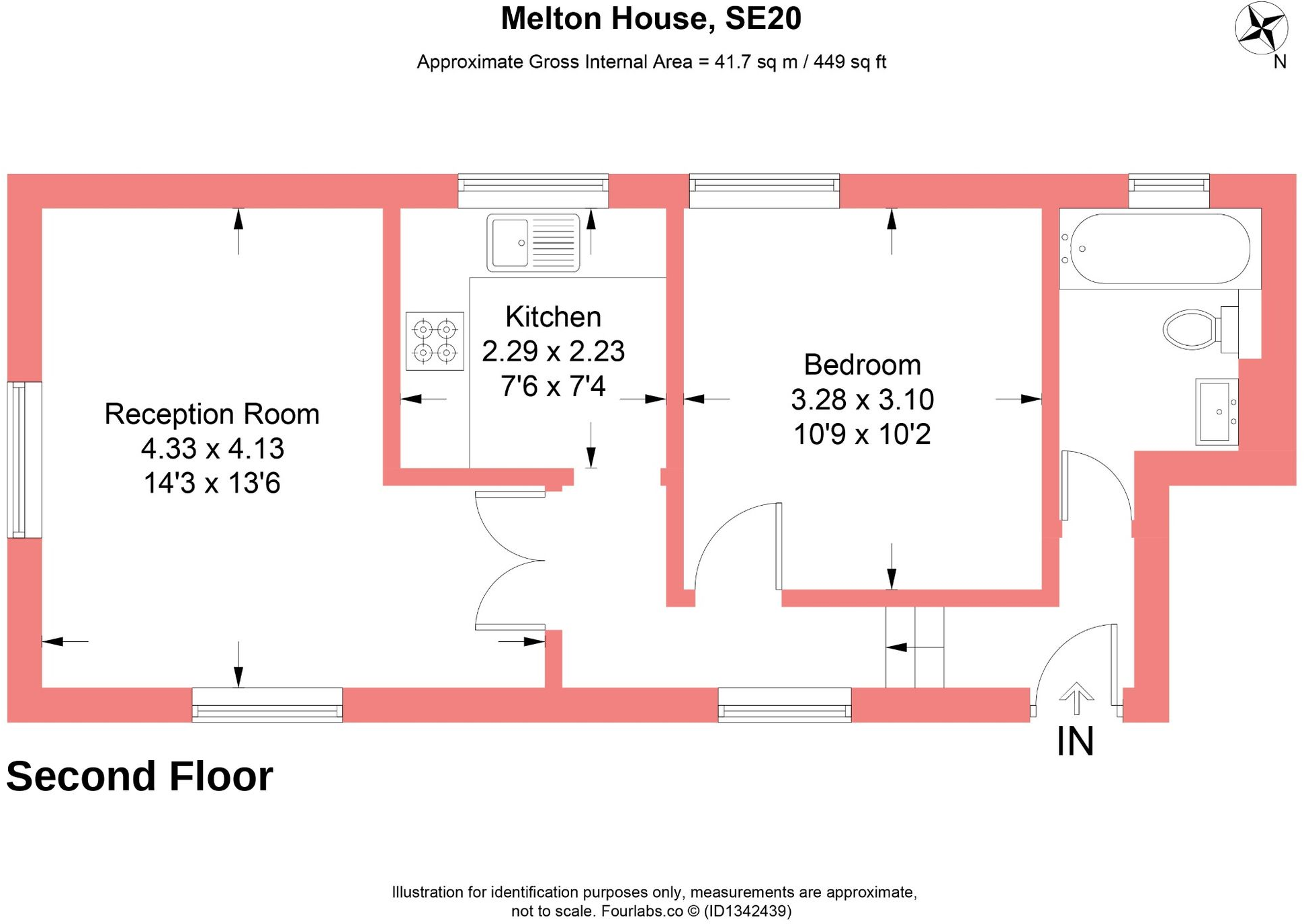 Anerley Park, Melton House, SE20 floorplan