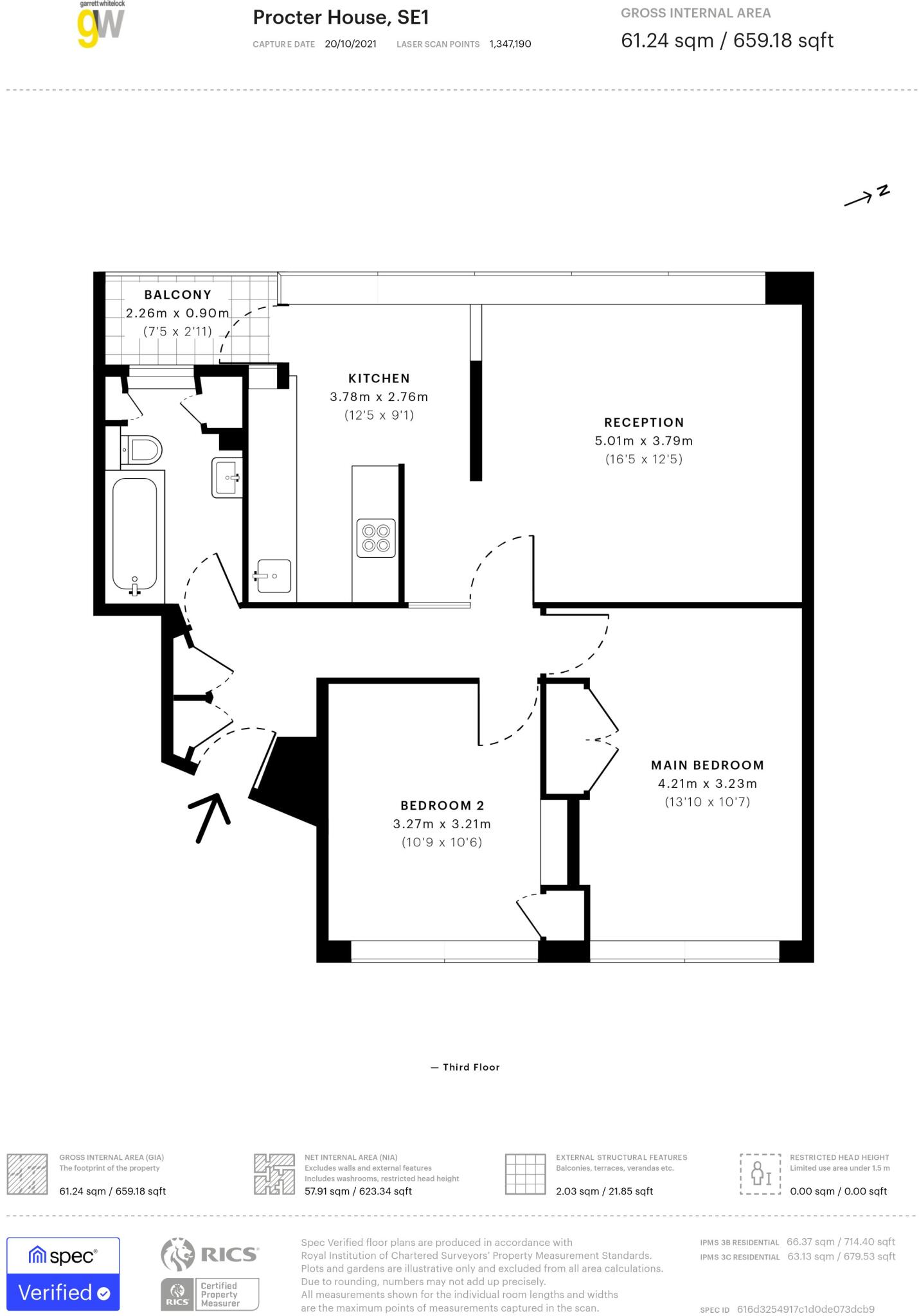 Procter House, Avondale Square floorplan