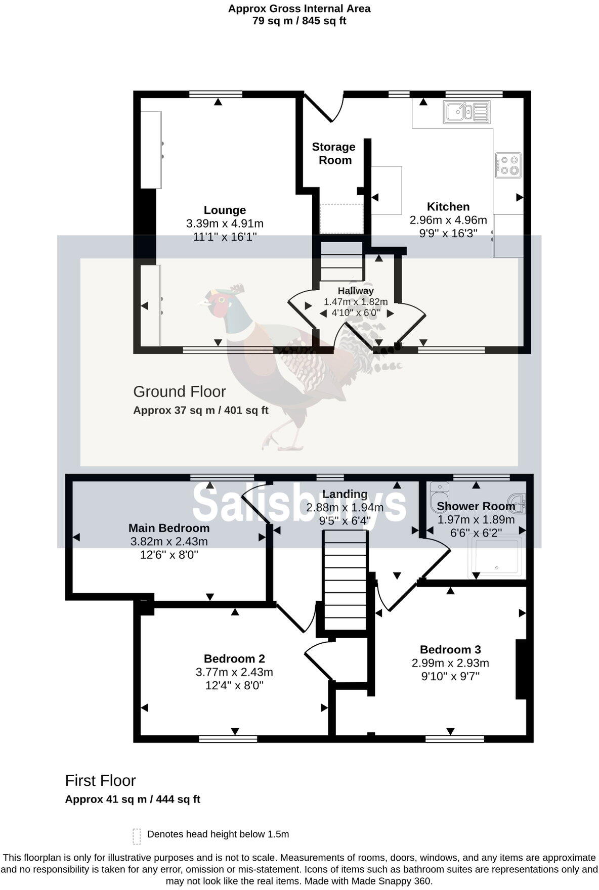Lydford, EX20 floorplan