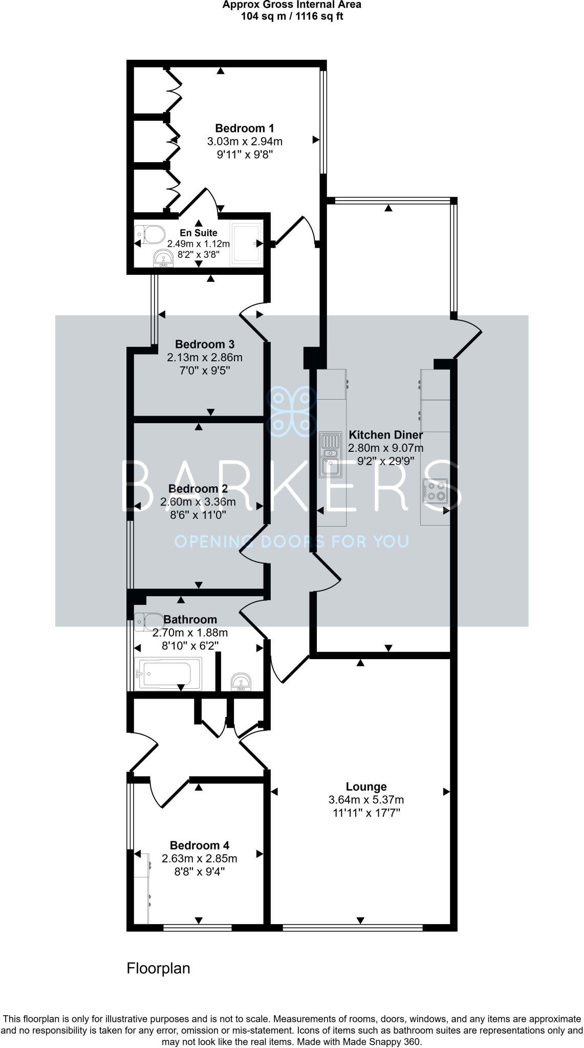 Summerbridge Crescent, Gomersal floorplan