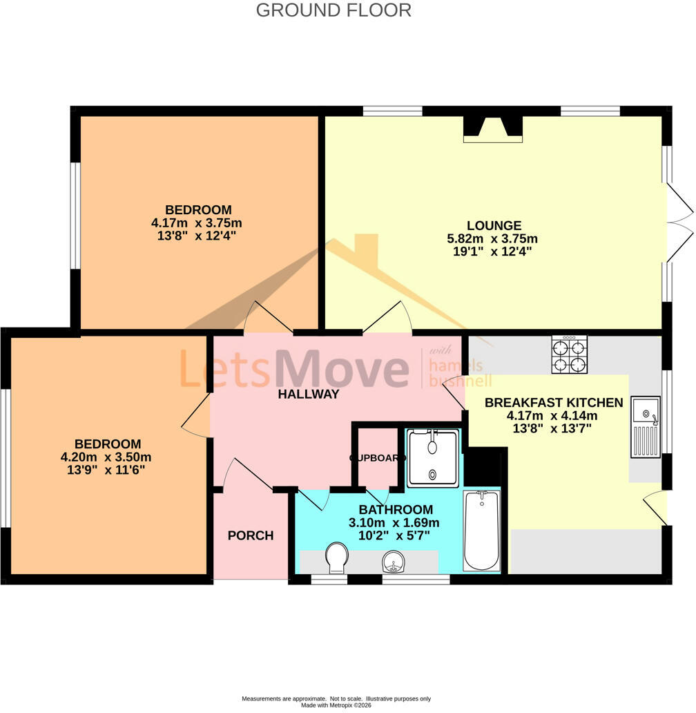 Barnfield Crescent, Wellington, Telford floorplan