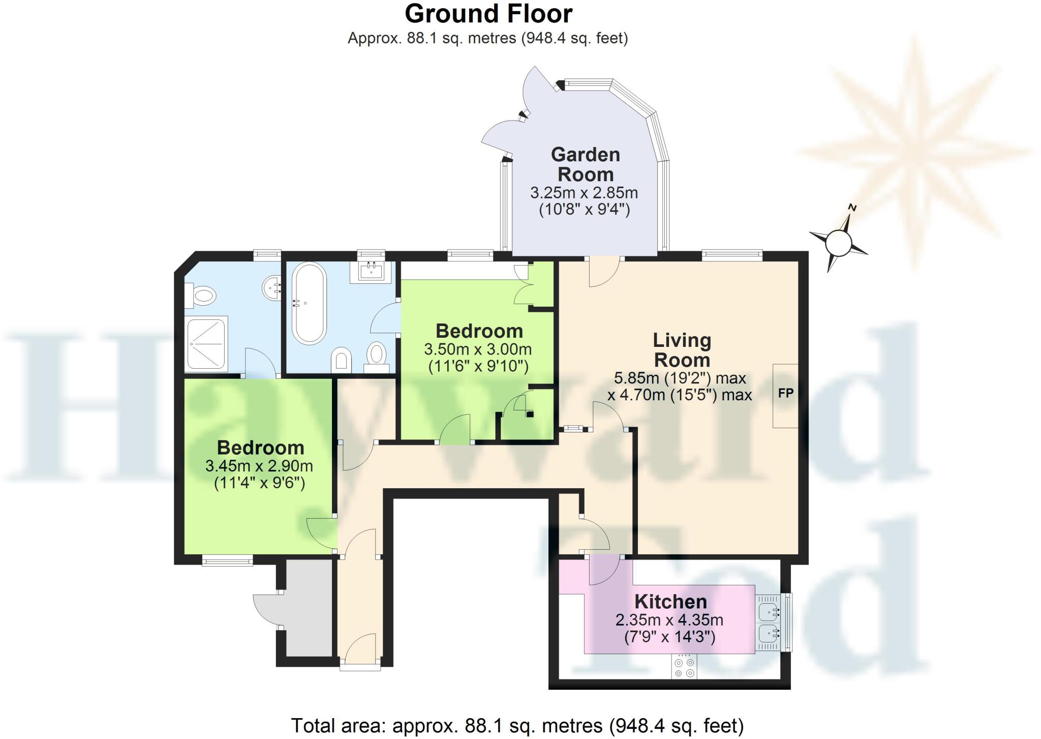 6 Whooff House floorplan