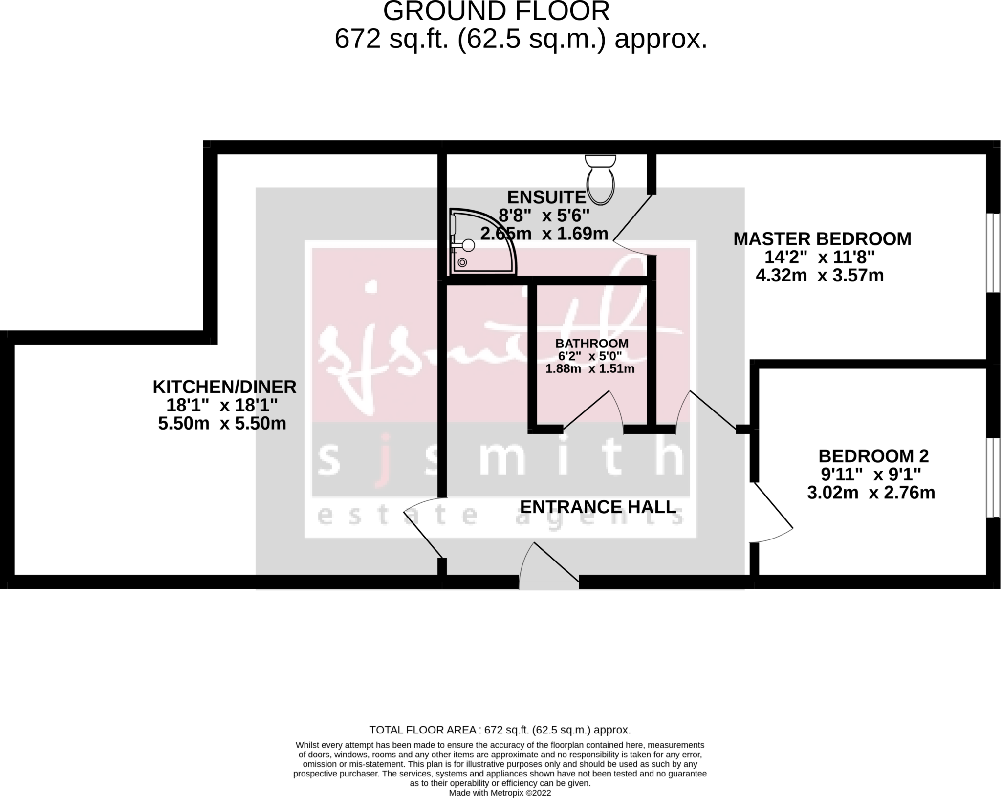 Staines Road West, Ashford floorplan