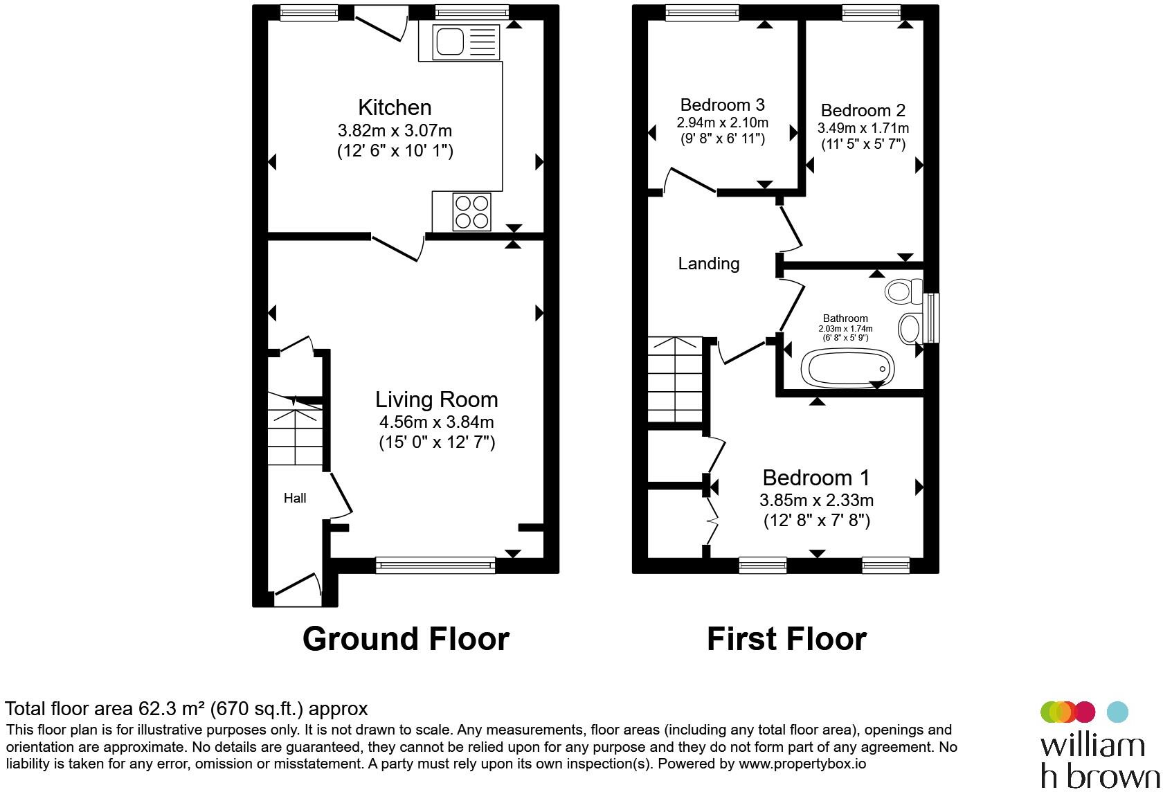 Heath Road, Chickenley floorplan