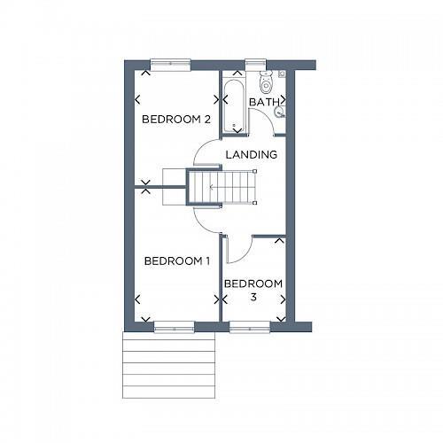 Moorland Green, Chopwell, NE17 floorplan