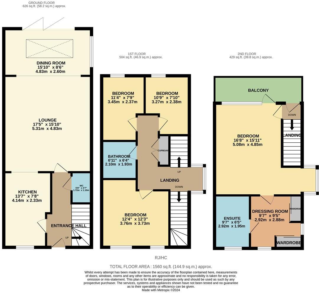 High Chase, Newhall, Harlow floorplan