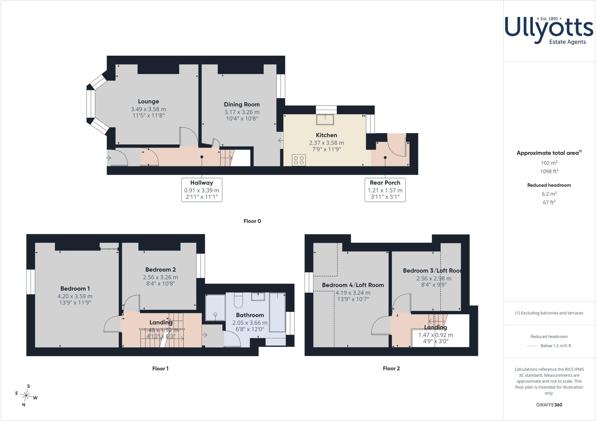 Elma Villas, Bridlington floorplan