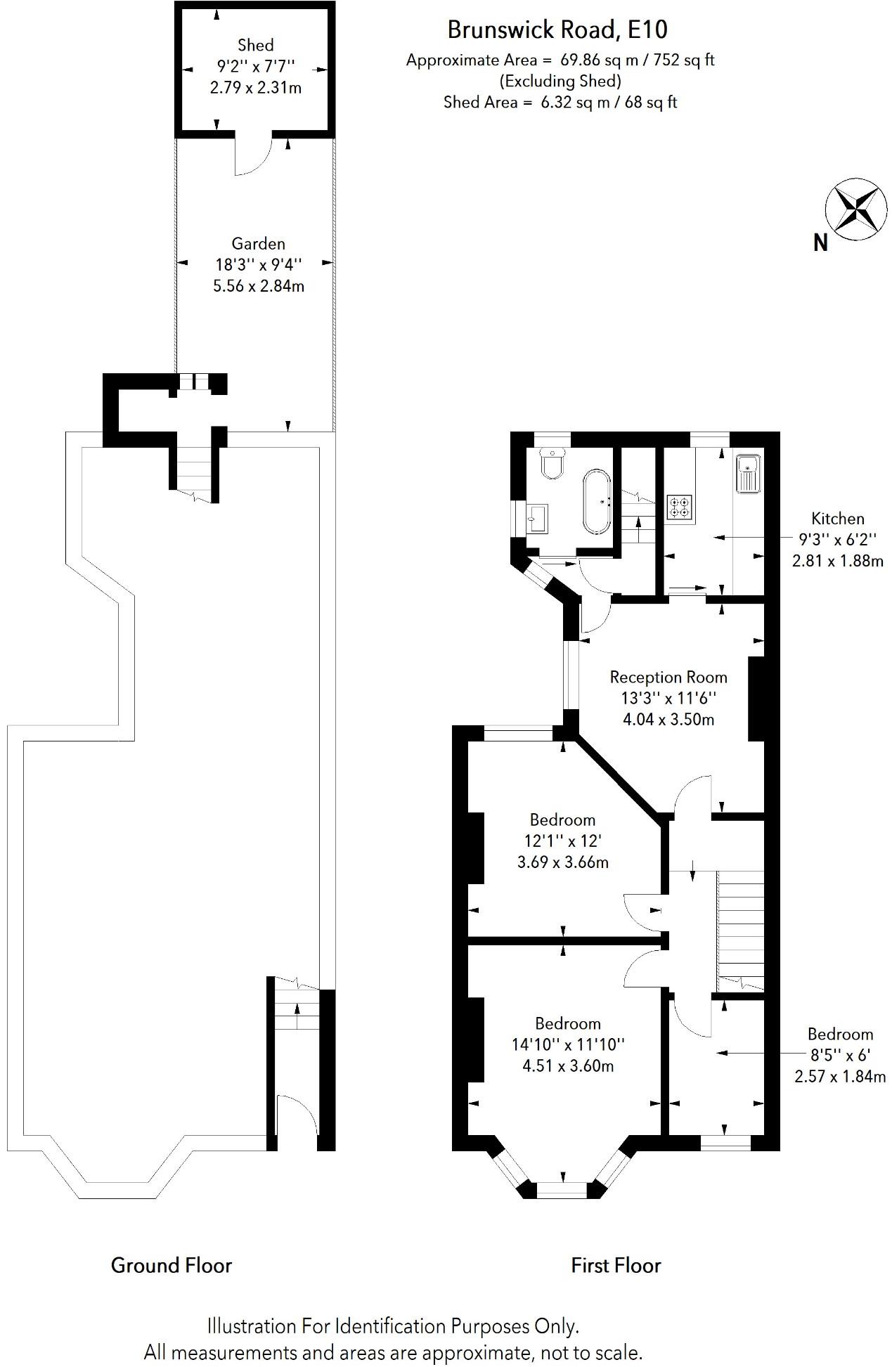 Brunswick Road, London, E10 floorplan