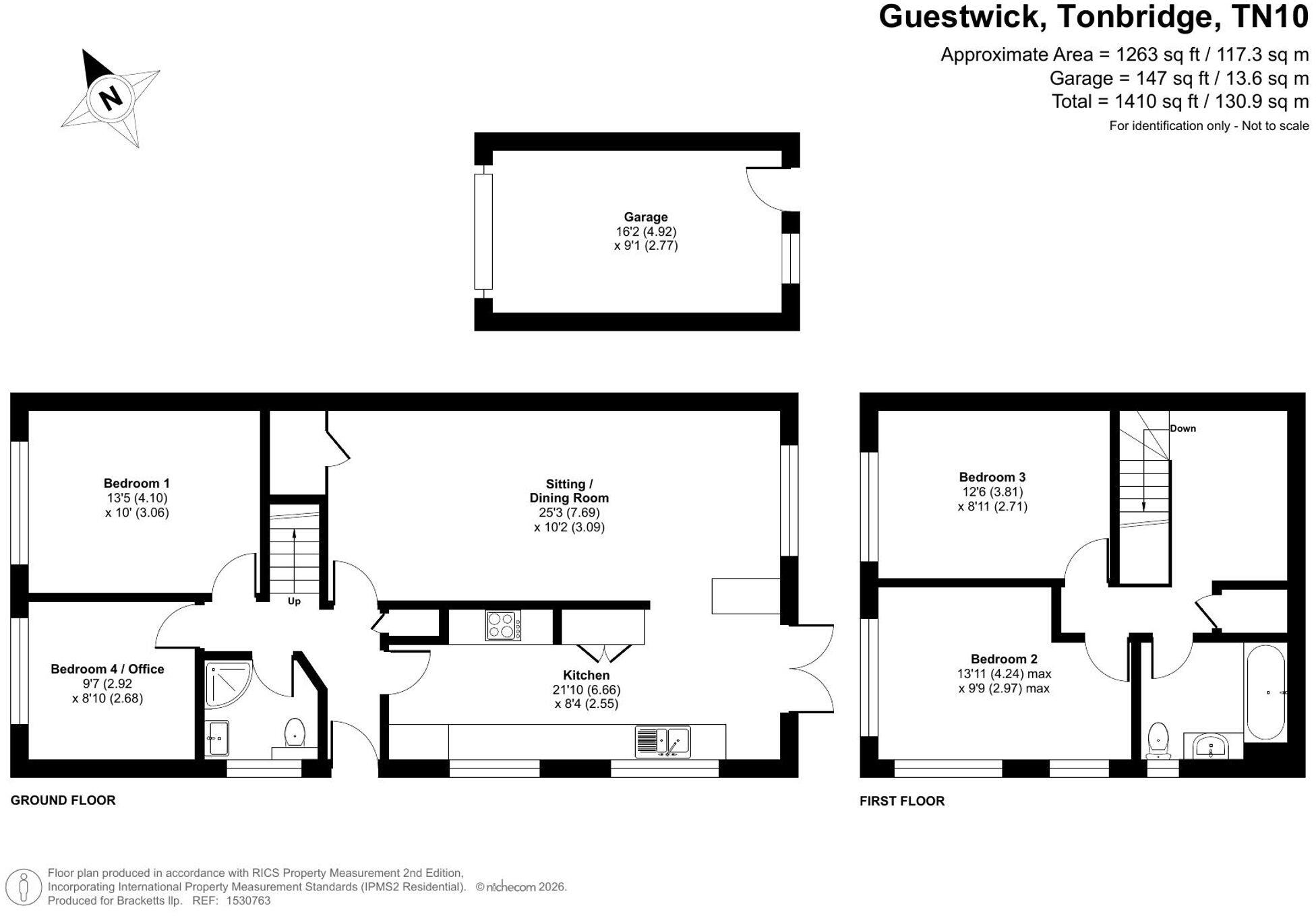 Guestwick, Tonbridge, TN10 floorplan