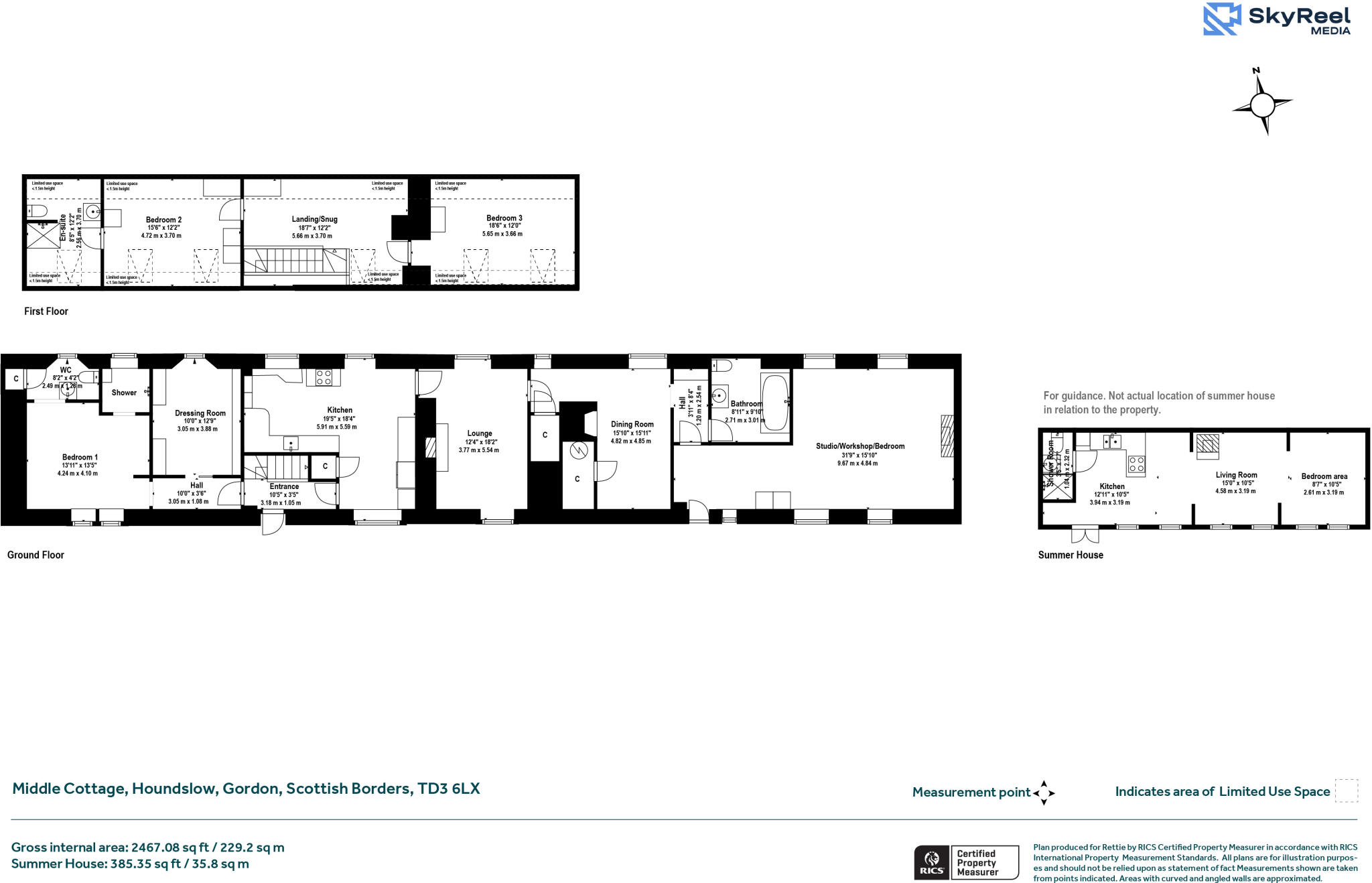 Houndslow, Gordon, Scottish Borders floorplan
