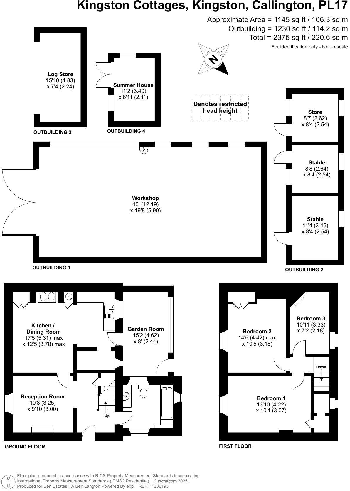 Kingston, Callington, PL17 floorplan