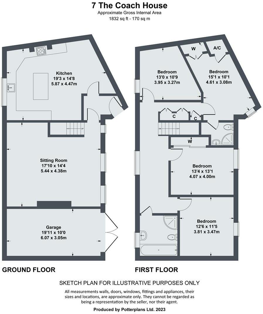 7 The Coach House, Fremington, Richmond DL11 6AW floorplan