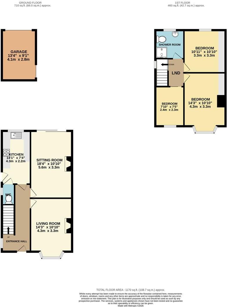 Sebright Avenue, Worcester, Worcestershire floorplan
