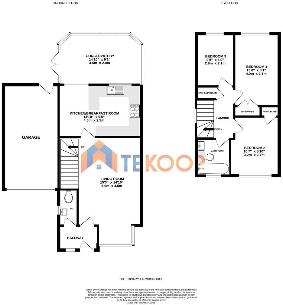 The Topiary, Farnborough floorplan