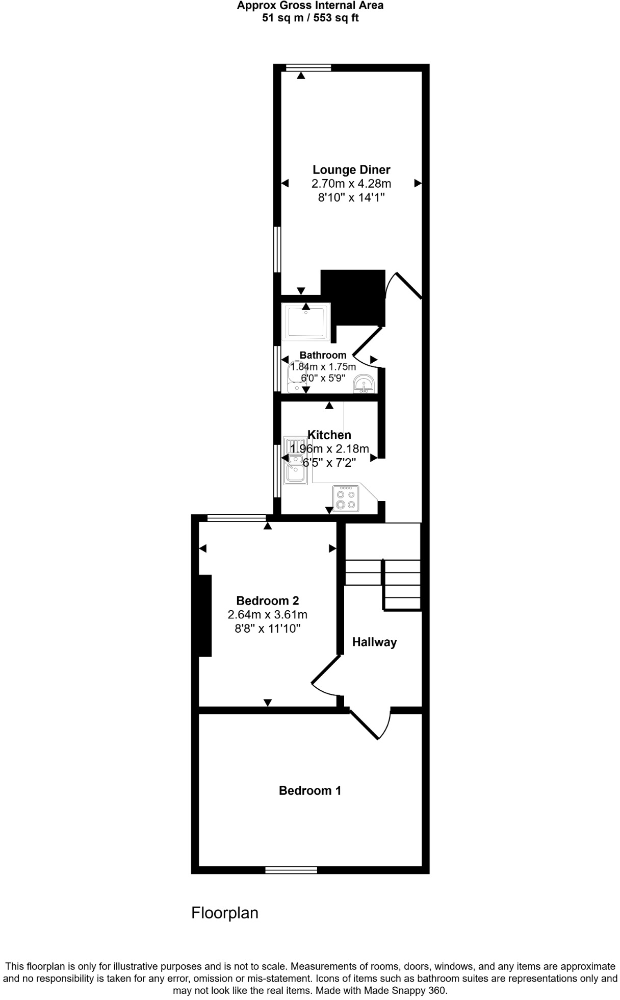Meliden Road, Prestatyn, Denbighshire, LL19 floorplan