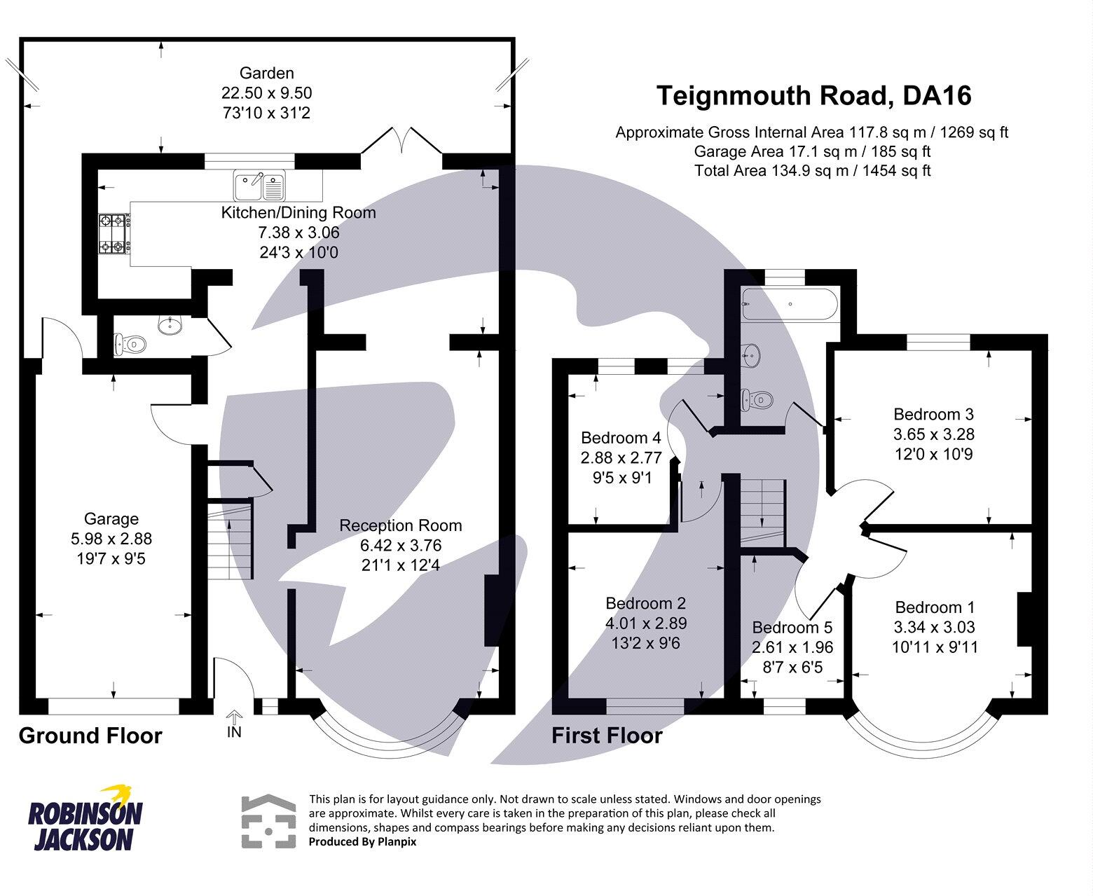 Teignmouth Road, Welling, Kent, DA16 floorplan