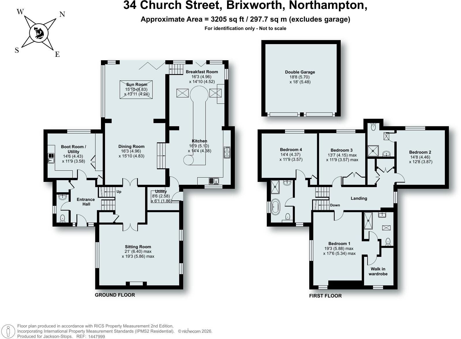 Church Street, Brixworth, Northampton, Northamptonshire, NN6 floorplan