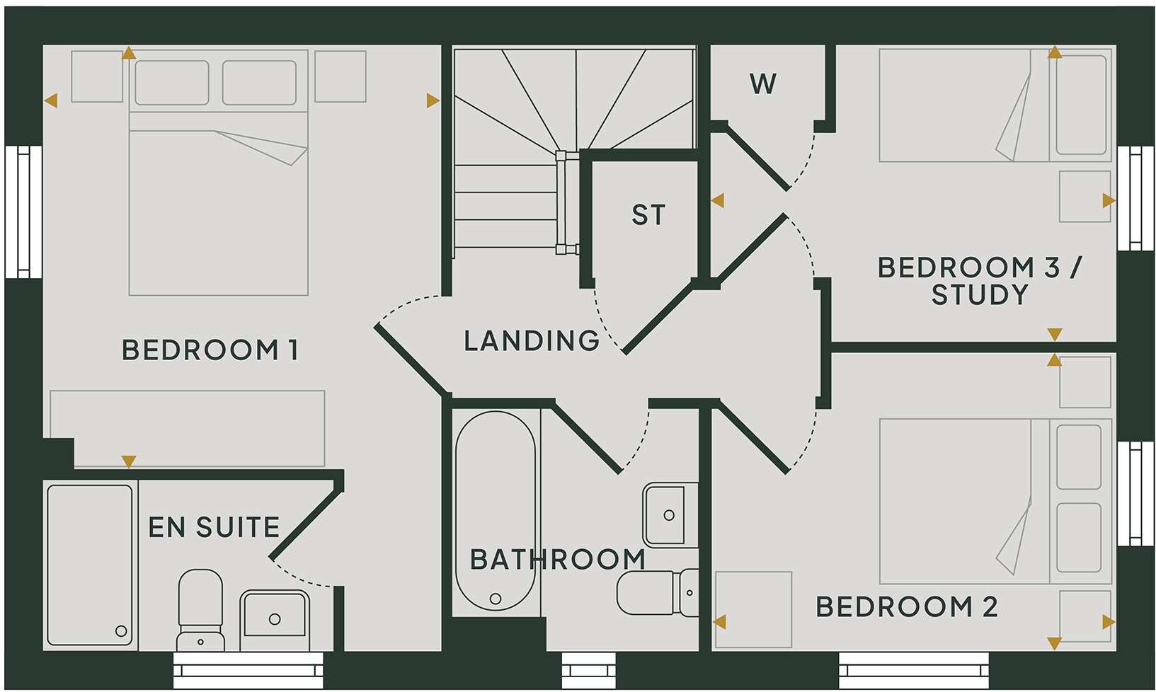 Hollycroft Grange
Normandy Way

Hinckley
LE10 3FG floorplan