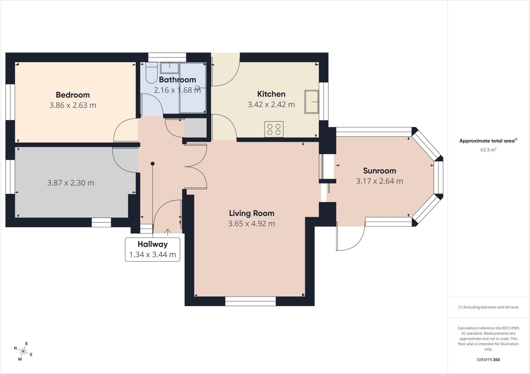 Bowlers Walk, Healey, OL12 floorplan