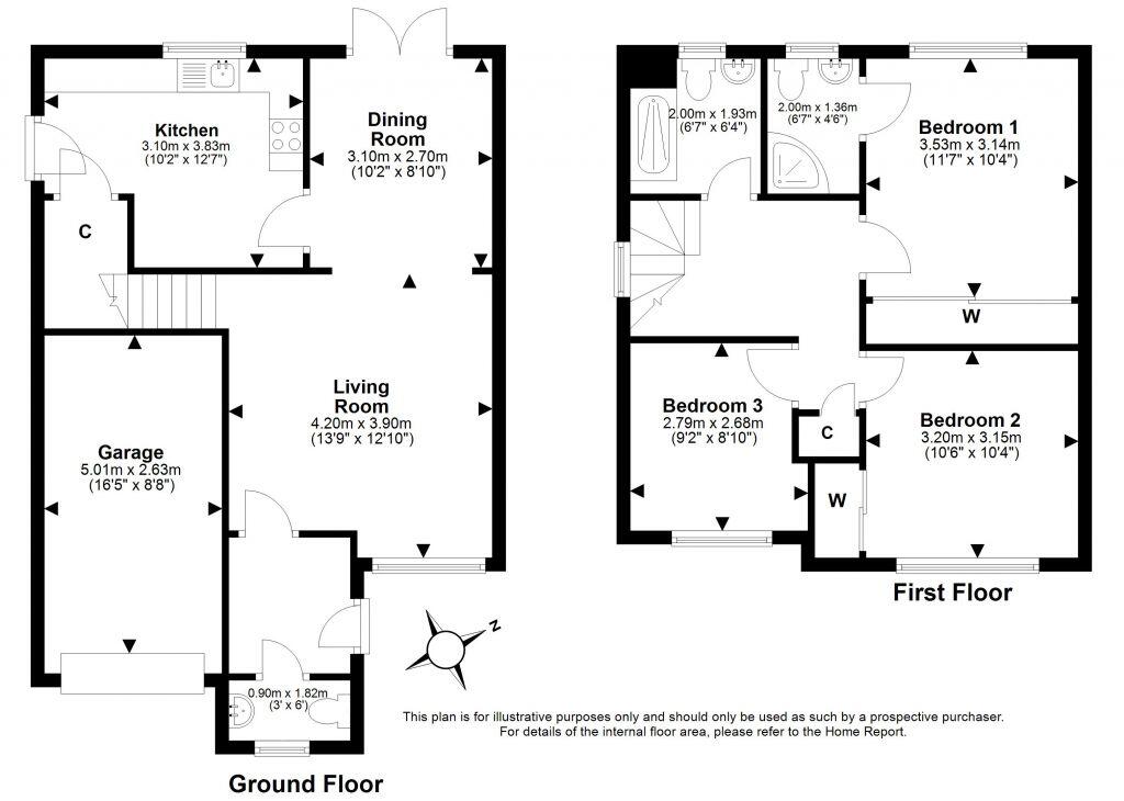 56 Toll House Grove, Tranent, Edinburgh, EH33 2QR floorplan