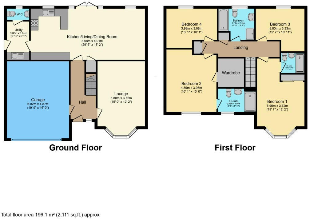 The Ridings,  Longridge, PR3 floorplan