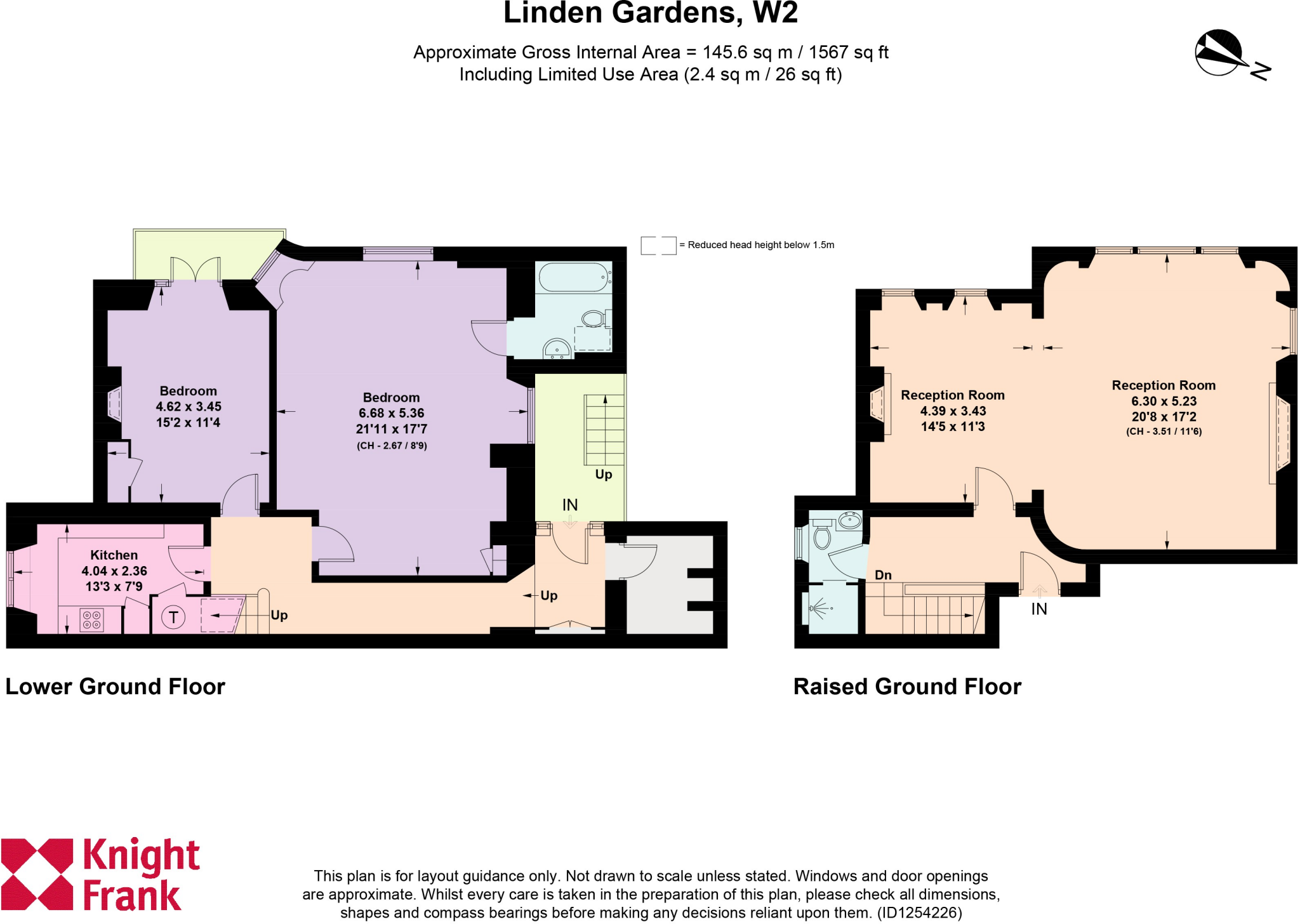 Linden Gardens, Notting Hill, W2 floorplan