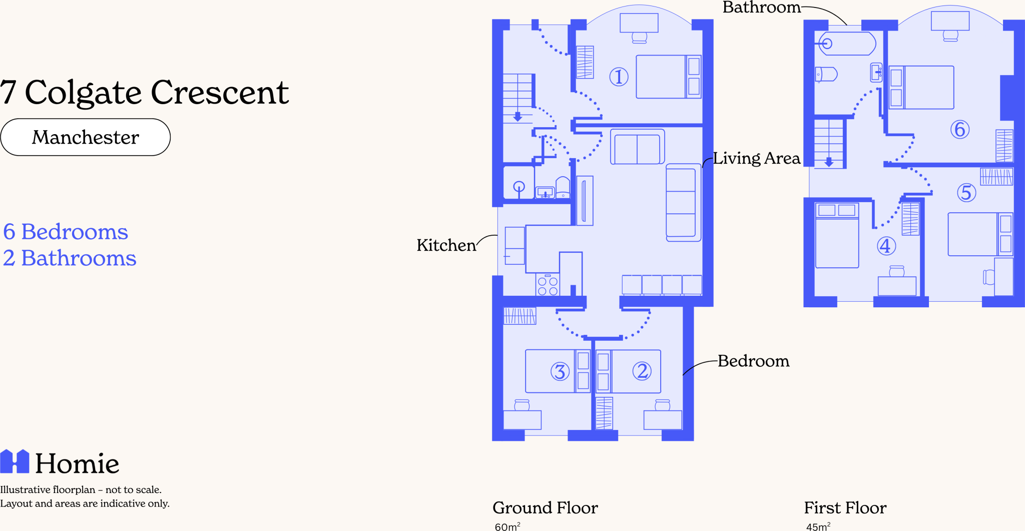 7, Colgate Crescent, Manchester floorplan