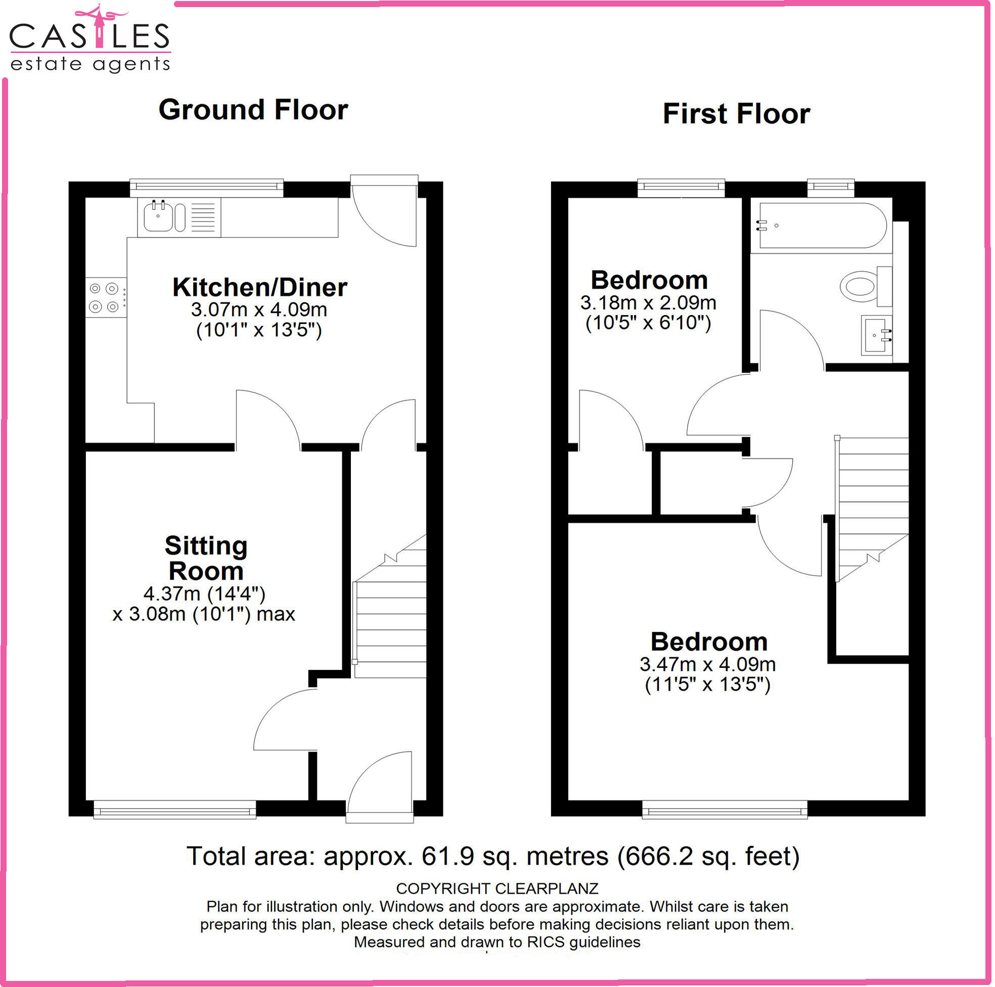 Cornflower Way, Ludgershall, Wiltshire floorplan
