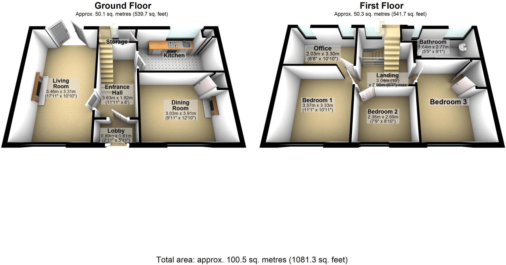 Mersey Drive, Whitefield, Manchester floorplan