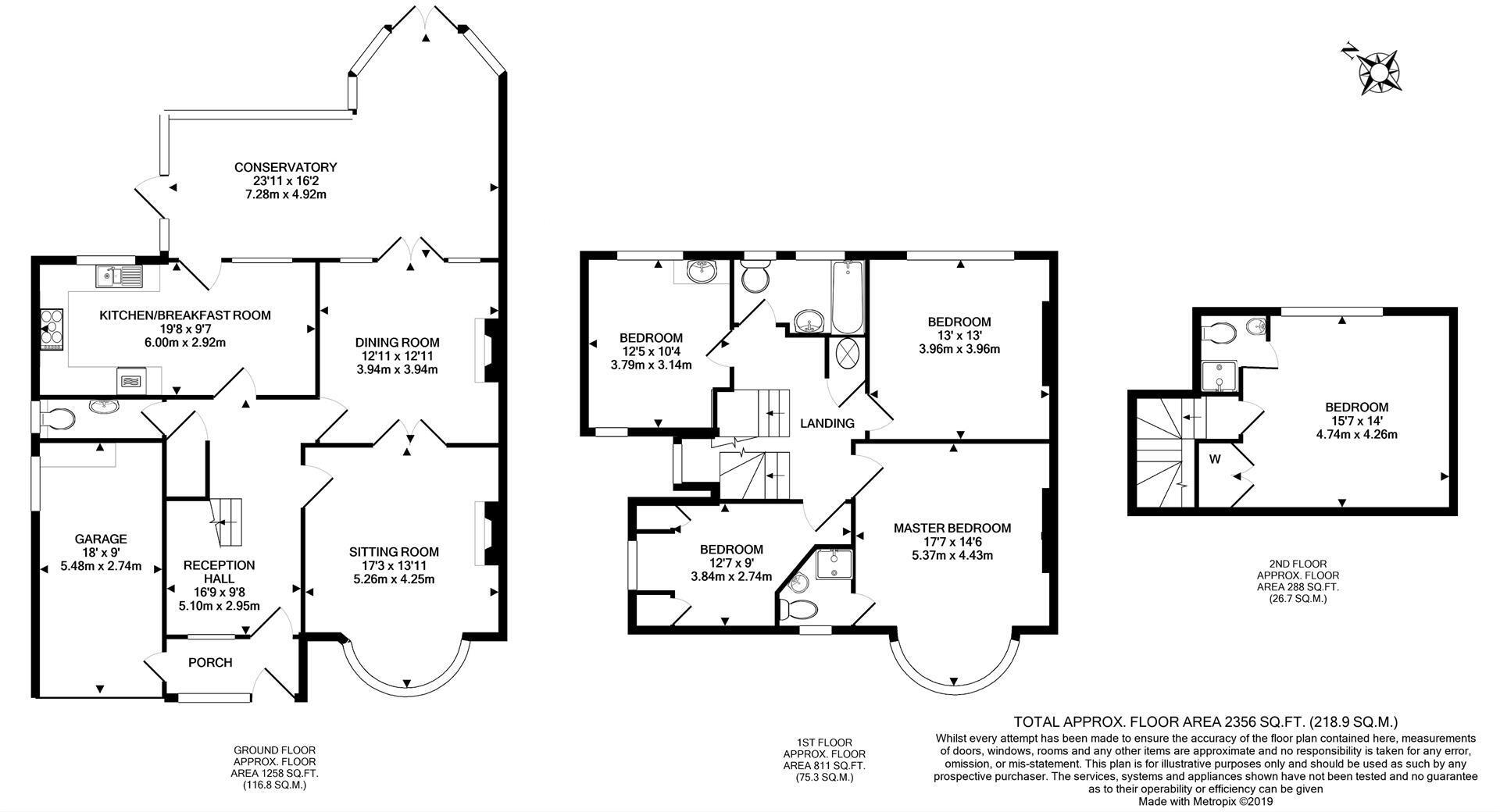 Copley Way, Tadworth floorplan