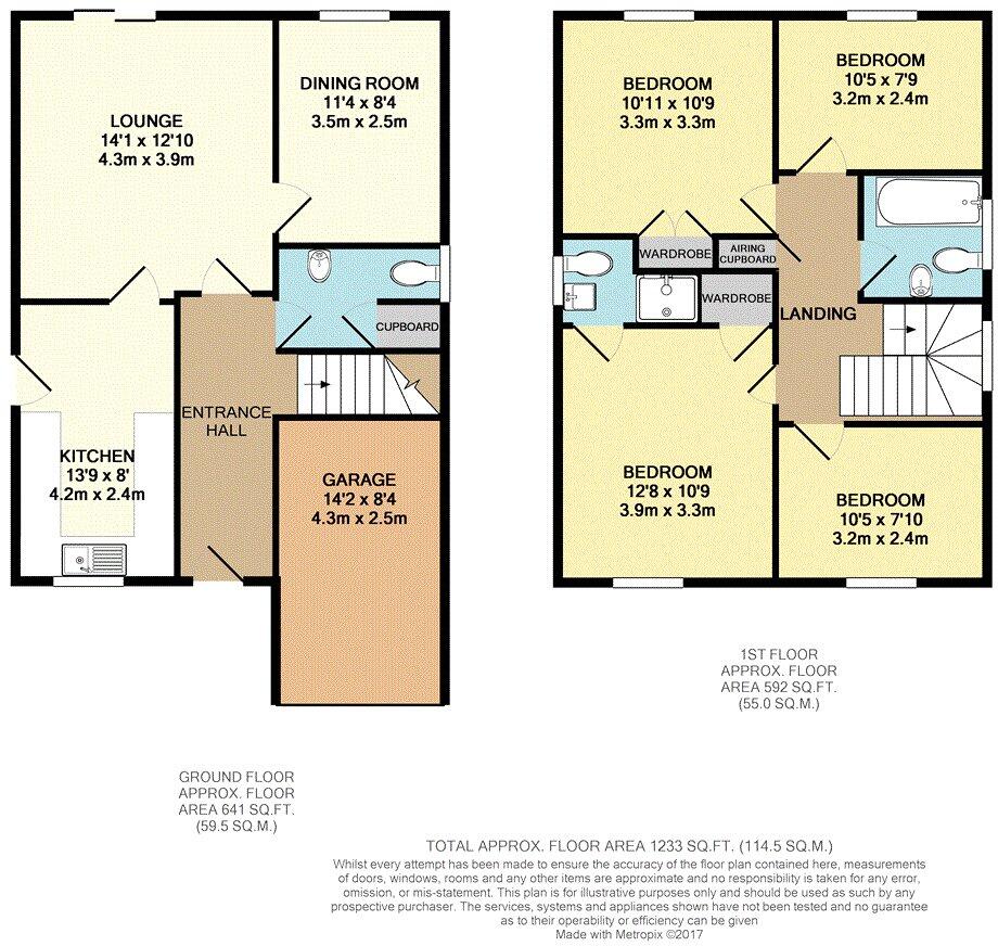 Berkeley Avenue, Reading, Berkshire, RG1 floorplan