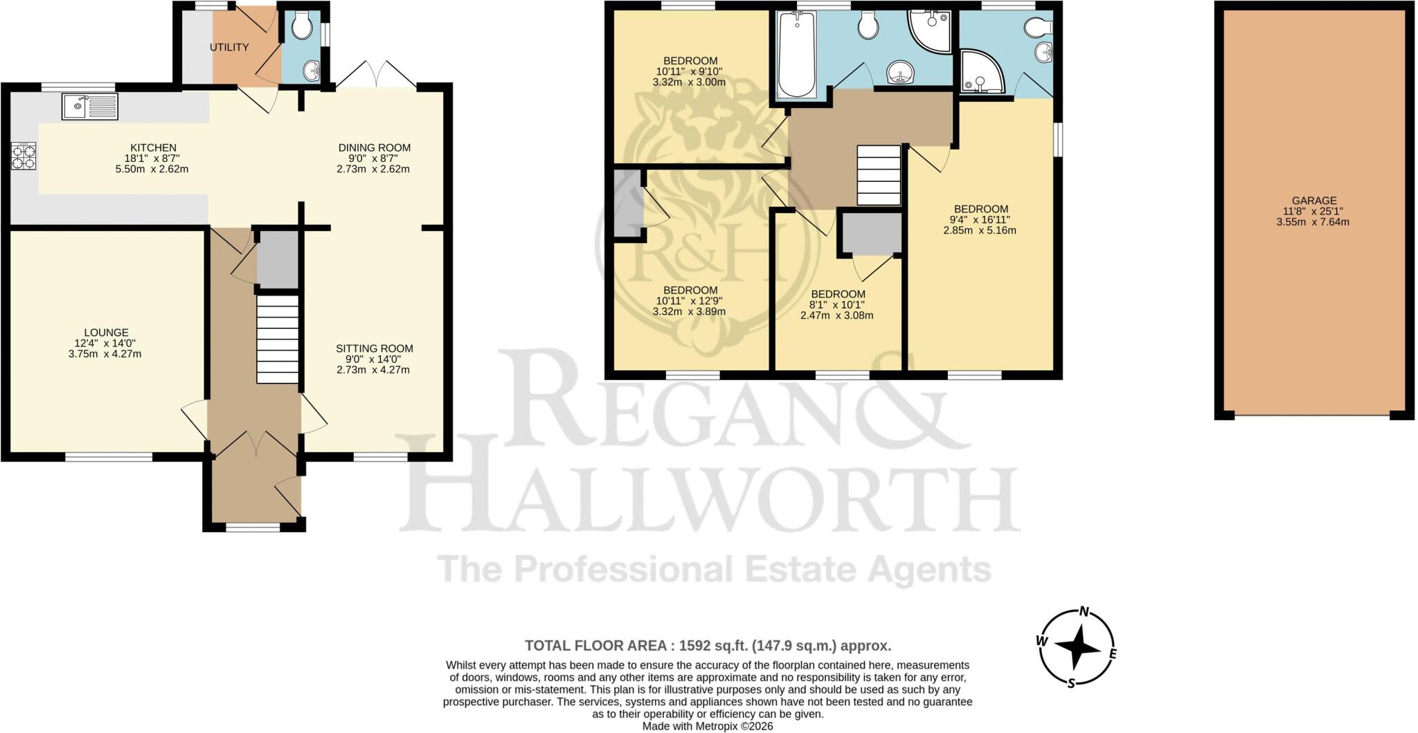 Highways Avenue, Euxton, PR7 6QD floorplan