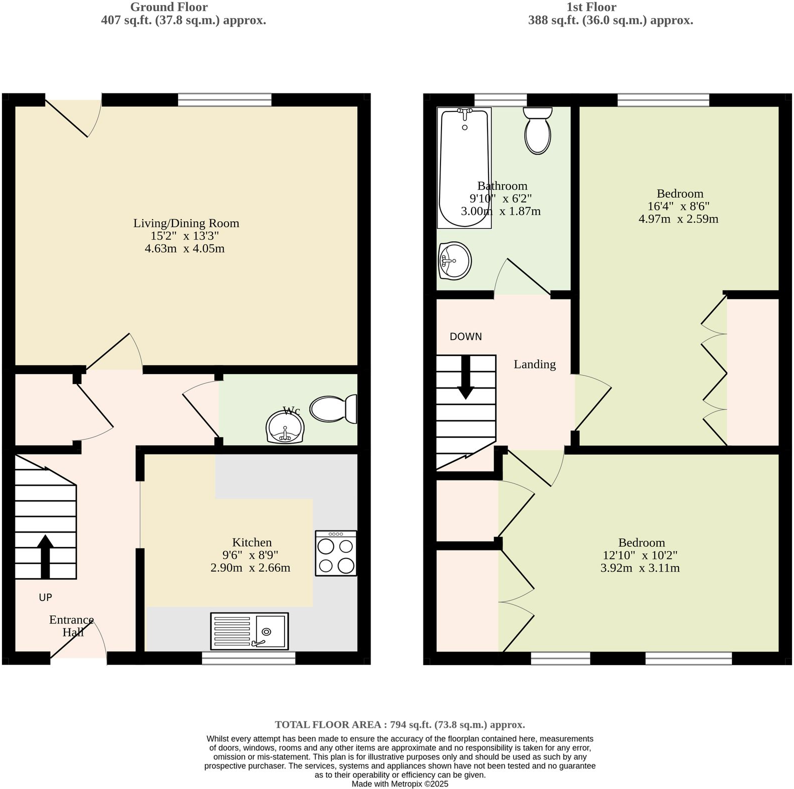 Rising Way, Martham floorplan