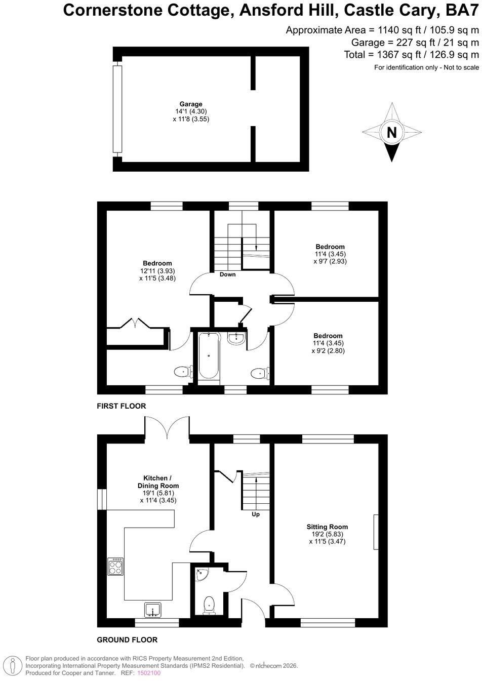 Ansford Hill, Castle Cary, BA7 floorplan