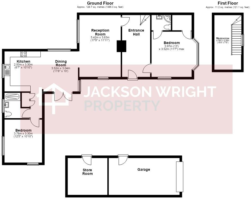 White Cottage floorplan