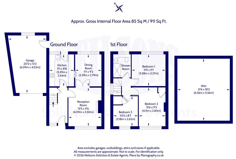 23 Bryce Crescent, Edinburgh, EH14 5LL floorplan