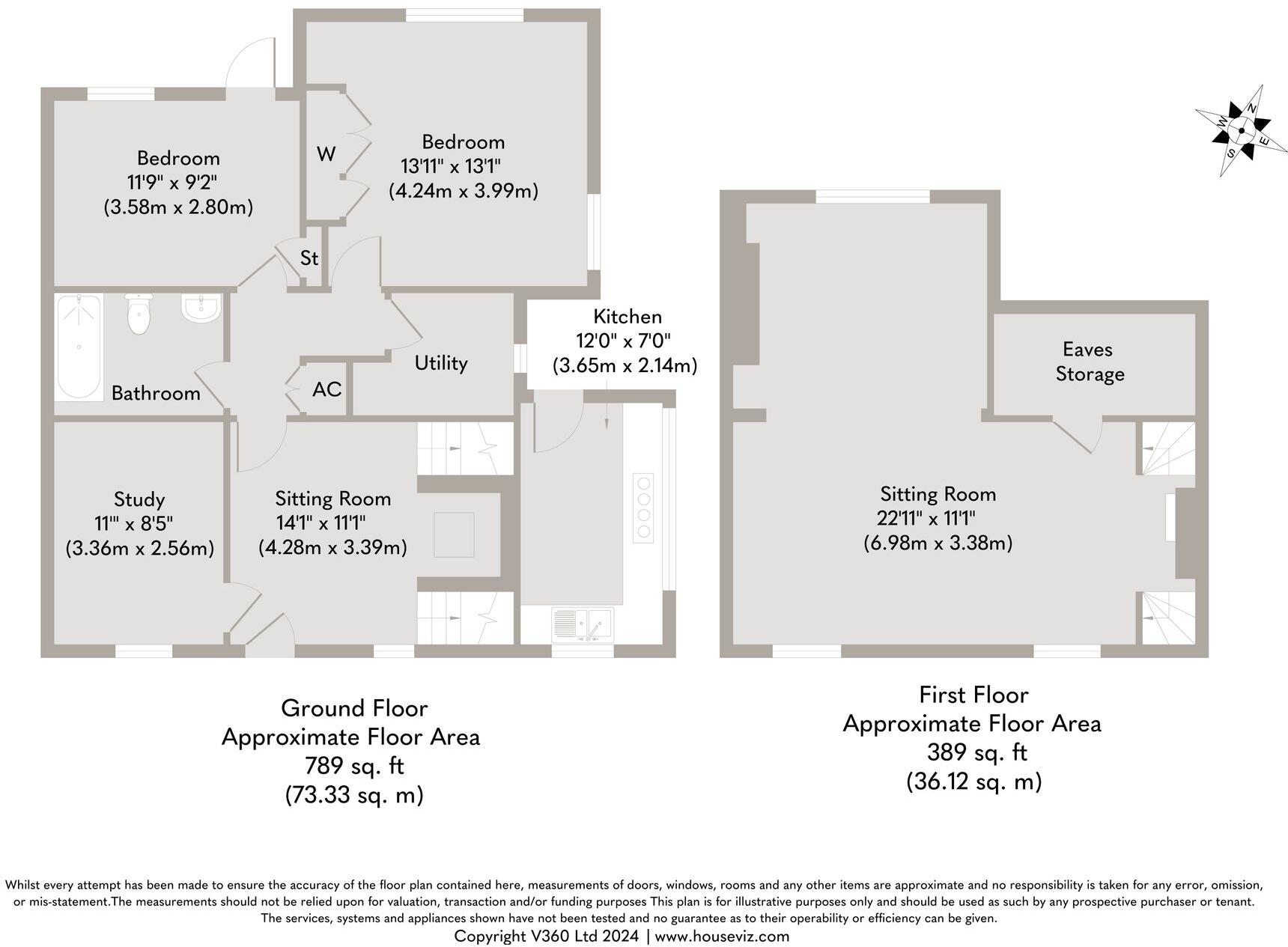 Characterful Semi-Detached Cottage in South Walsham floorplan