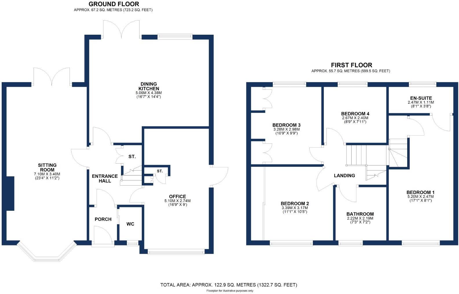Clover Road, Timperley floorplan
