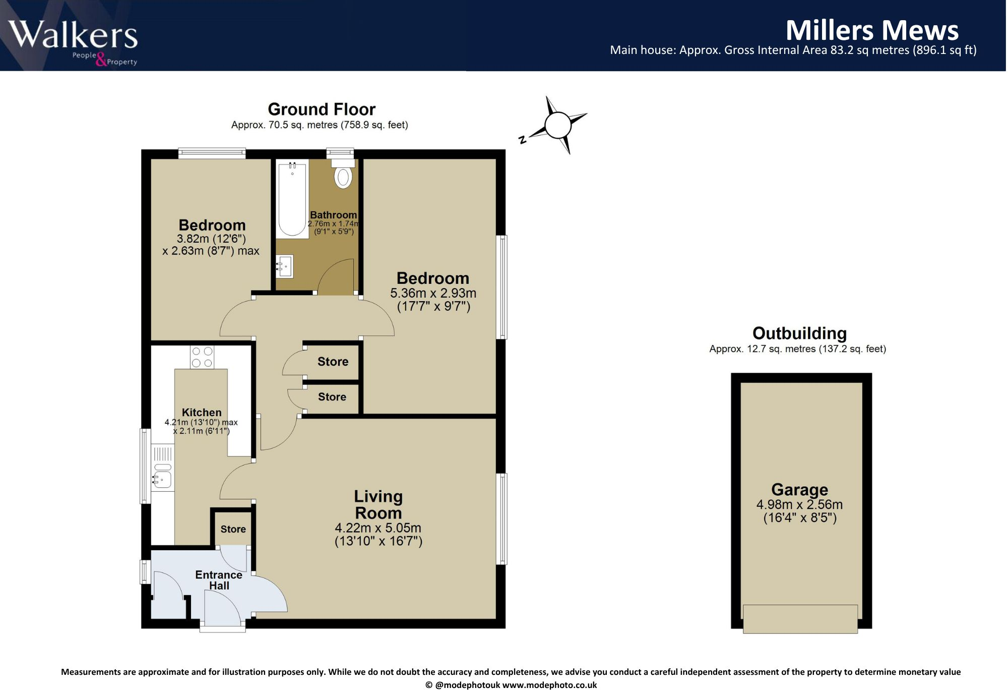 Millers Mews, Fryerning Lane, Ingatestone floorplan